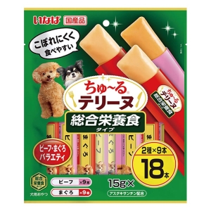 ちゅ～るテリーヌ 総合栄養食タイプ ビーフ・まぐろ バラエティ 15g×18P