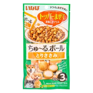 ちゅ～るボール とりささみ 10g×3袋