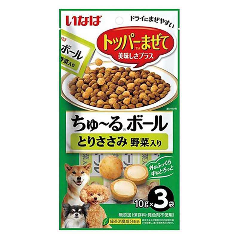 ちゅ~るボール とりささみ野菜入り 10g×3袋