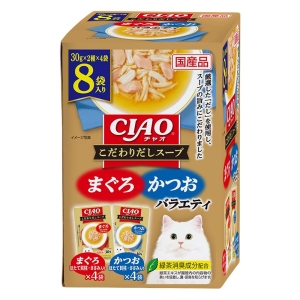 CIAO こだわり だしスープ まぐろ・かつお バラエティ 30g×8P
