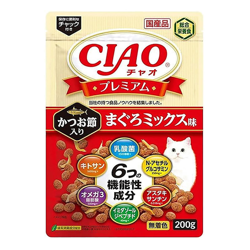 CIAO プレミアムかつお節入り まぐろミックス味 500g