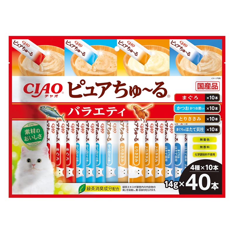 CIAO ピュア ちゅ～る バラエティ 14g×40P