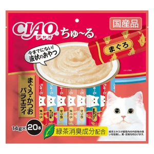 CIAO ちゅ～る まぐろ・かつお バラエティ 14g×20本入