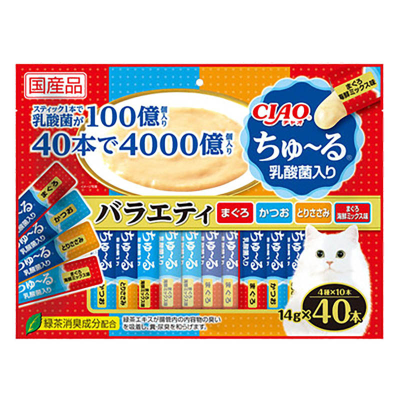CIAO ちゅ~る 乳酸菌入り バラエティ 14g×40本入