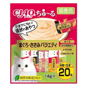 CIAO ちゅ~る まぐろ・ささみバラエティ 14g×20本