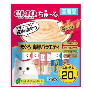CIAO ちゅ~る まぐろ・海鮮バラエティ 14g×20本