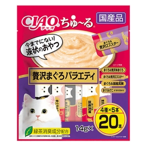【お取り寄せ商品】CIAO ちゅ～る 贅沢まぐろ バラエティ 14g×20本入
