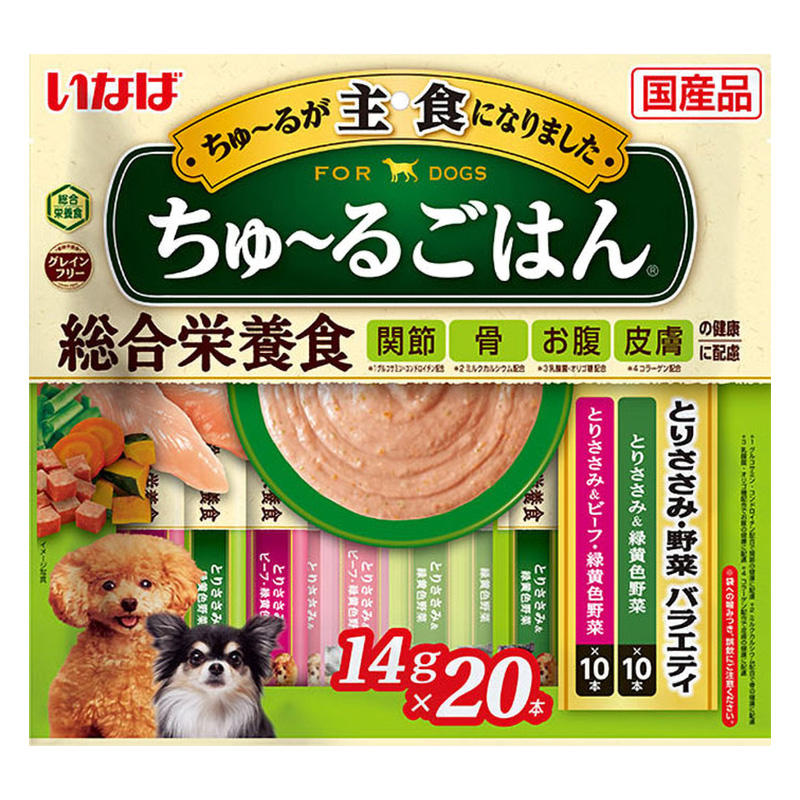 ちゅ～るごはん とりささみ・野菜バラエティ 14g