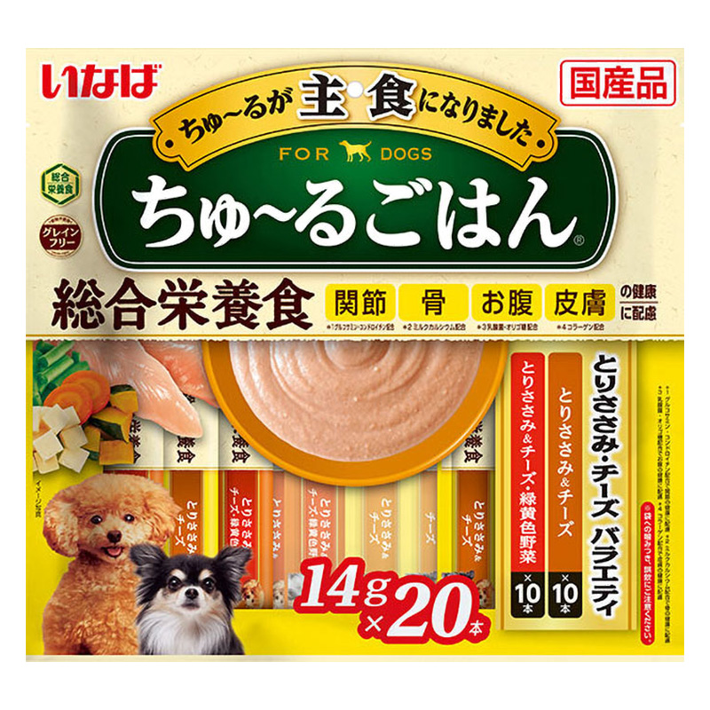 ちゅ~るごはん とりささみ・チーズバラエティ 14g