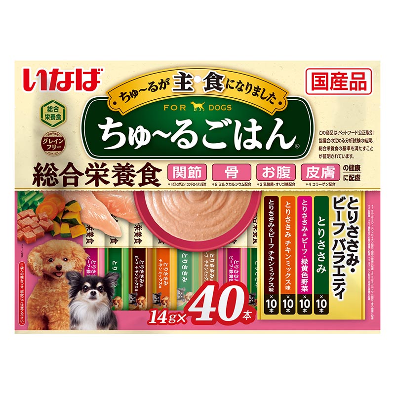ちゅ～るごはん とりささみビーフバラエティ 14g×40本