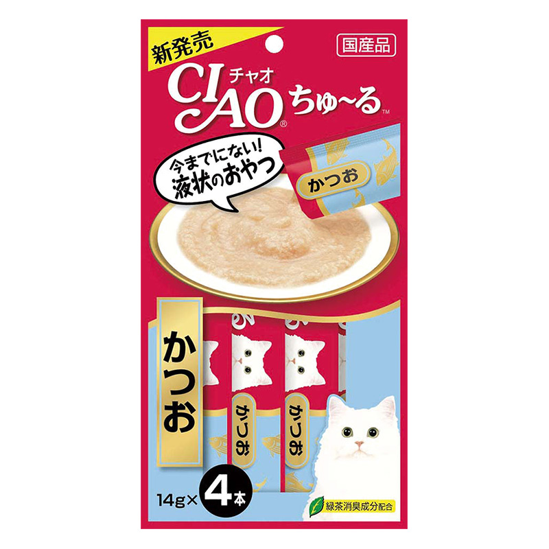 CIAO ちゅ~る かつお 14g×4本入