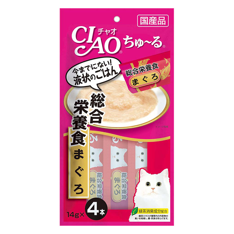 CIAO ちゅ~る 総合栄養食 まぐろ 14g×4本入