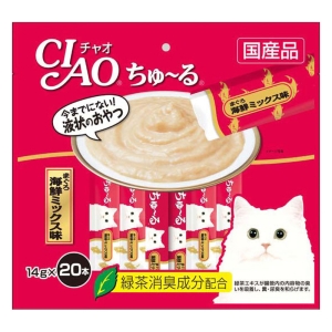 CIAO ちゅ~る まぐろ海鮮ミックス味 14g×20本入