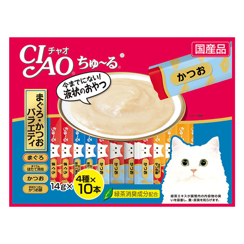 CIAO ちゅ~る まぐろ・かつおバラエティ 14g