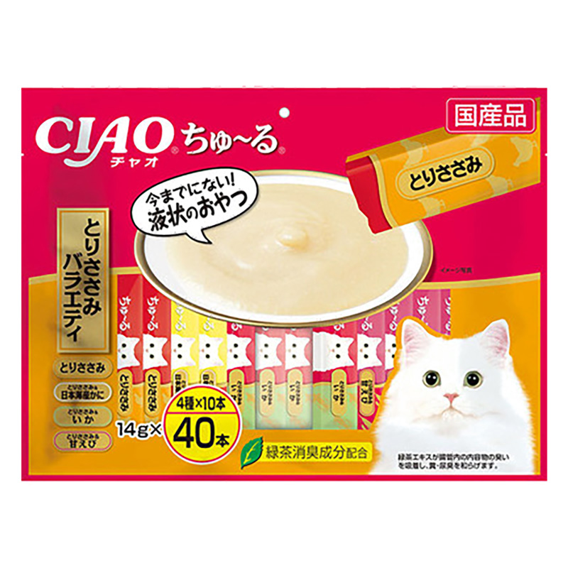 CIAO ちゅ~る とりささみバラエティ 14g
