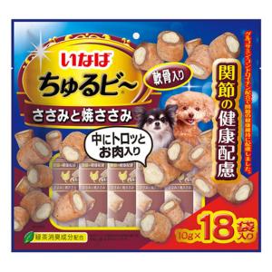 ちゅるビ~ 18袋ささみと焼ささみ 軟骨入り 関節の健康配慮