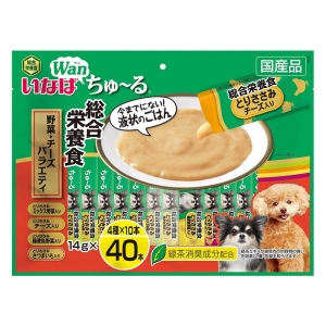 Wanちゅ~る 総合栄養食 野菜チーズバラエティ 14g×40本