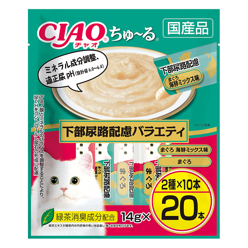 CIAO ちゅ~る 下部尿路配慮 バラエティ 14g×20本入