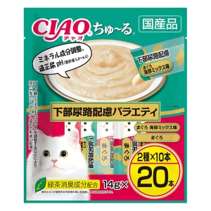 CIAO ちゅ~る 下部尿路配慮 バラエティ 14g×20本入