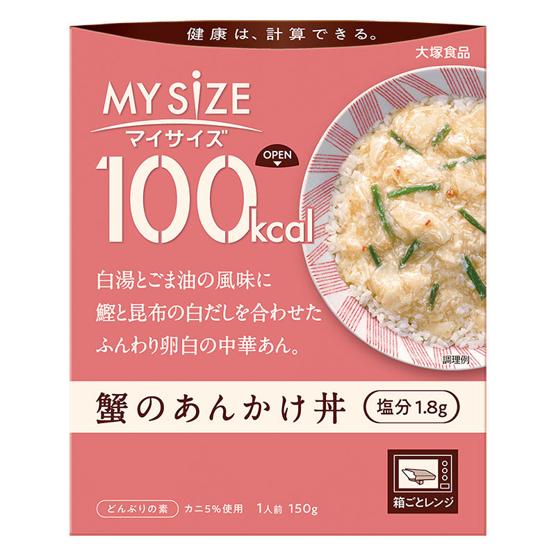 100kcalマイサイズ 蟹のあんかけ丼 150g