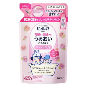 ビオレu ボディークリーム すべすべバスミルク ミルクローズつめかえ 480ml