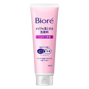 ビオレ メイクも落とせる洗顔料 つるすべ美肌 210g