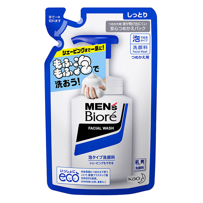 メンズビオレ 泡タイプ洗顔 つめかえ 130ml
