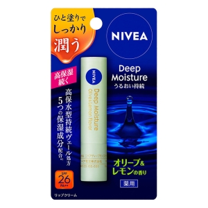 ニベア ディープモイスチャー リップ オリーブ&レモンの香り 2.2g【医薬部外品】