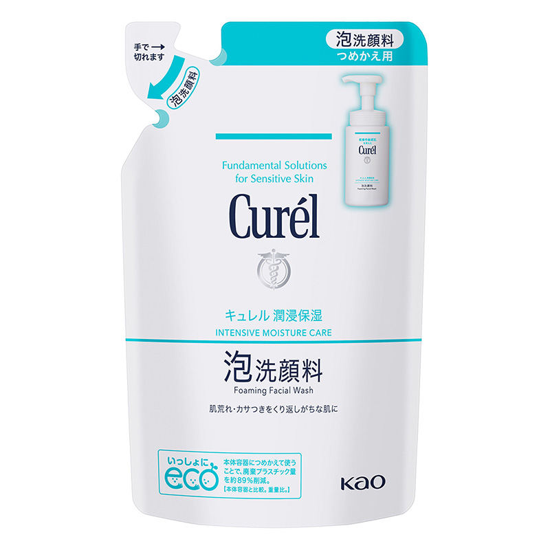 キュレル 潤浸保湿 泡洗顔料 詰替え用 130ml【医薬部外品】