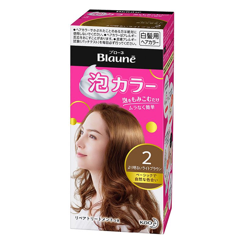 ブローネ泡カラー 2 より明るいライトブラウン 108ml