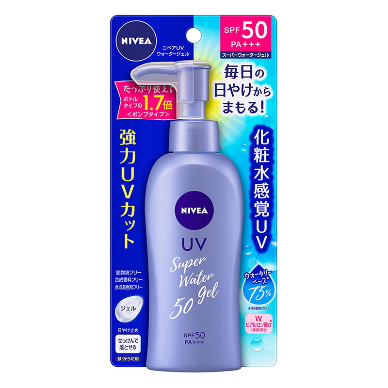 ニベアUV ウォータージェル SPF50 ポンプ 140g