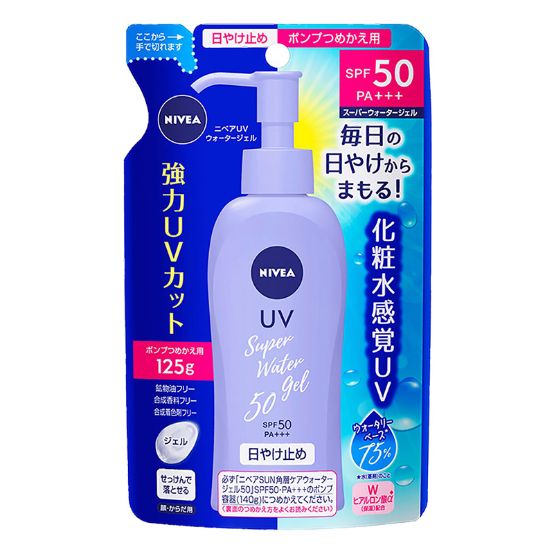ニベアUV ウォータージェル SPF50 詰替え 125g