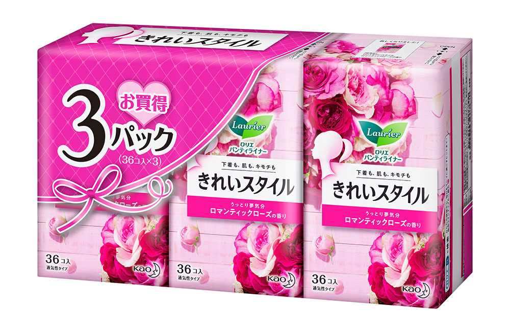 ロリエ きれいスタイル ローズ お買い得パック （36枚×3パック）