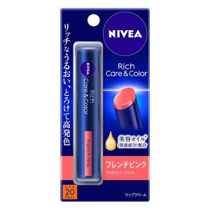 ニベア リッチケア&カラーリップ フレンチピンク 2g