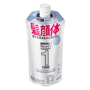 メンズビオレ ONE オールインワン全身洗浄料 清潔感のあるフルーティーサボンの香り つめかえ用 340ml