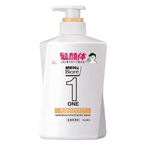 メンズビオレ ONE オールインワン全身洗浄料 髪・肌なめらかタイプ 本体 480ml