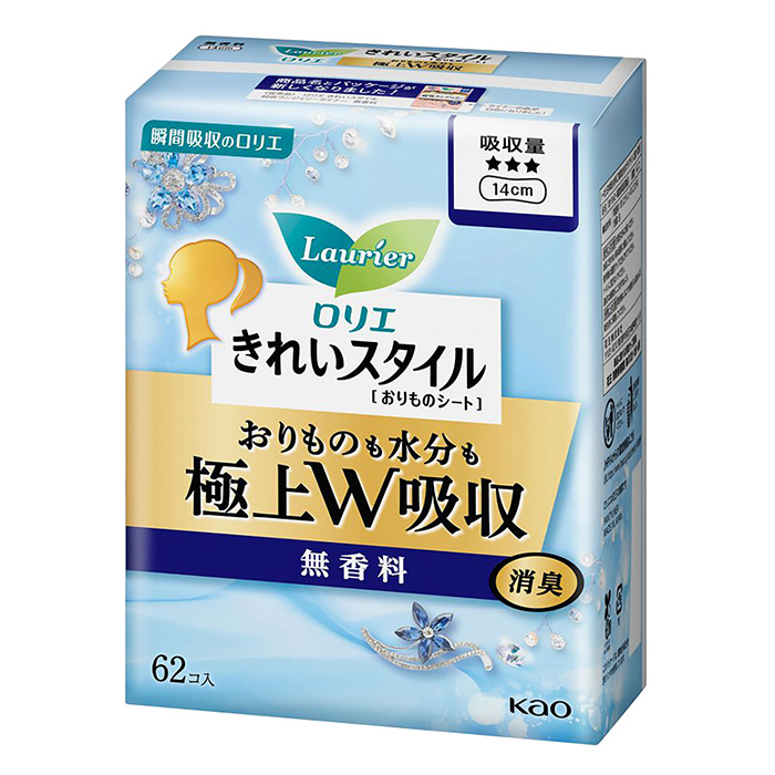 ロリエ きれいスタイル 極上W吸収 無香料 62枚