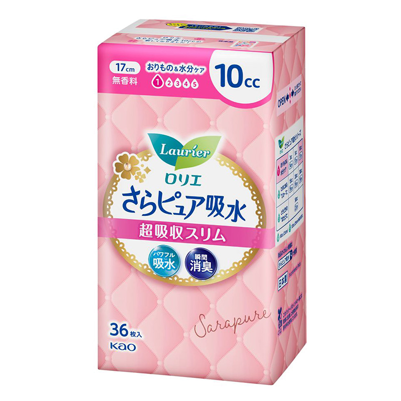 ロリエ さらピュア吸水 超吸収スリム 10cc 無香料 36枚