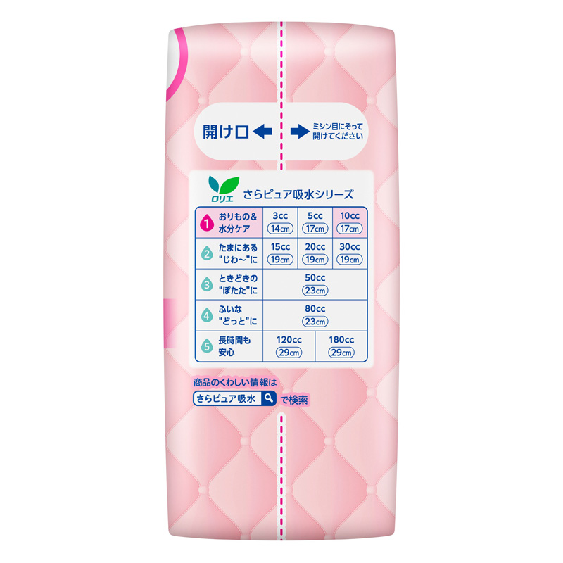 ロリエ さらピュア吸水 超吸収スリム 10cc 無香料 36枚