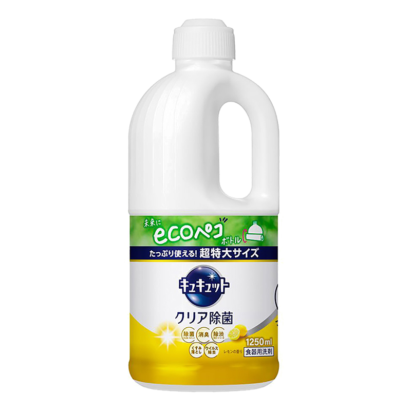 キュキュット クリア除菌 レモンの香り つめかえ用 1250ml