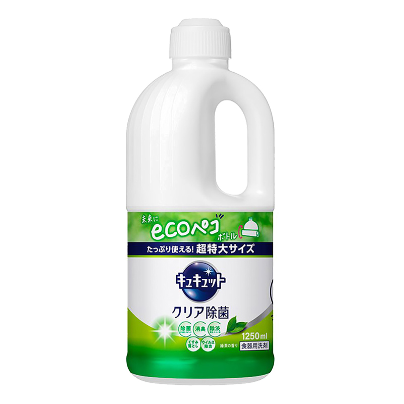 キュキュット クリア除菌 緑茶の香り つめかえ用 1250ml