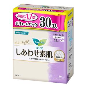 ロリエしあわせ素肌 特に多い昼用羽つき 30個入 【医薬部外品】
