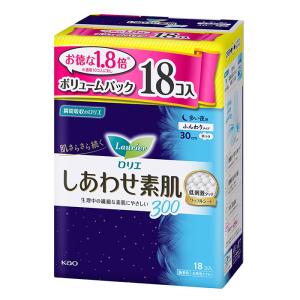 ロリエしあわせ素肌30 多い夜用羽付き18個入 【医薬部外品】