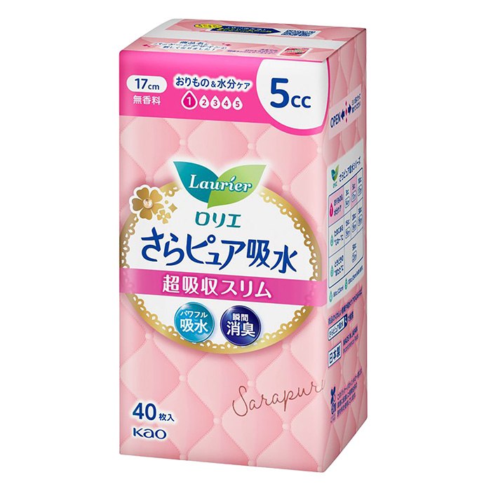 ロリエ さらピュア吸水 超吸収スリム 5cc 40枚