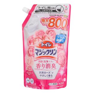 トイレマジックリン消臭・洗浄スプレー 香り消臭 エレガントローズの香り つめかえ用 800ml