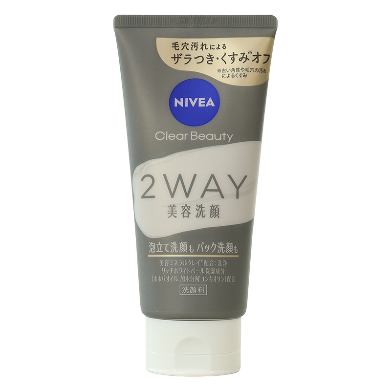ニベア クリアビューティー2WAY美容洗顔 上品なリフレッシュアロマの香り 120g