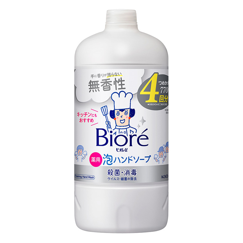 ビオレu 泡ハンドソープ 無香 詰替特大 770ml【医薬部外品】