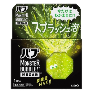 バブ モンスターバブルMEGA級 スプラッシュ泡 1錠 シトラススパークの香り【医薬部外品】