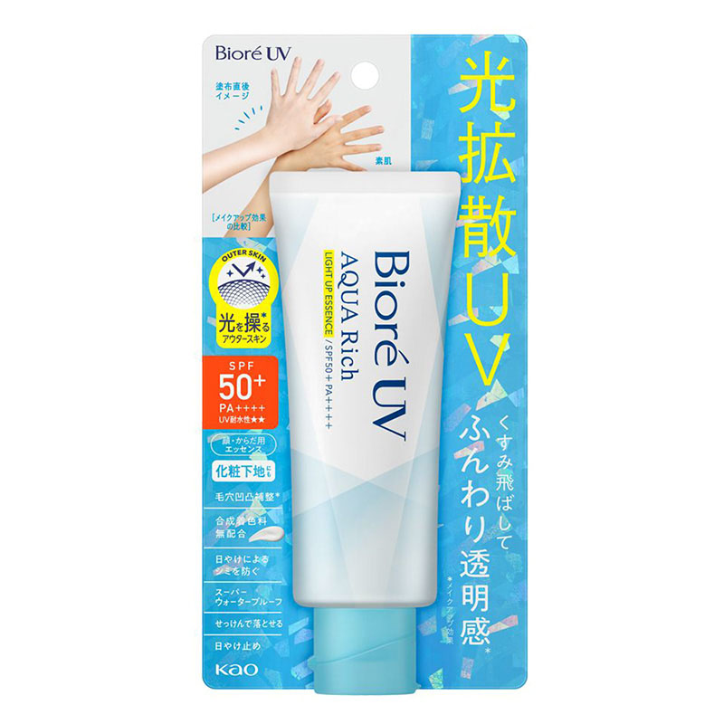 ビオレ UV アクアリッチ ライトアップエッセンス 70g 透明感のあるホワイトフローラルの香り