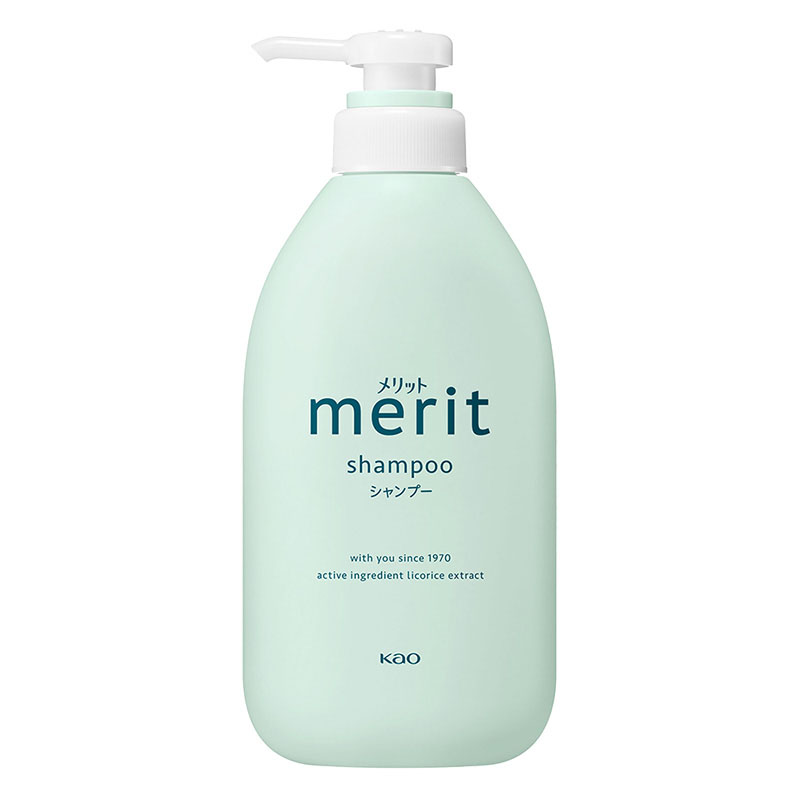 メリット シャンプー ポンプ 450ml【医薬部外品】 ナチュラルフローラルのやさしい香り